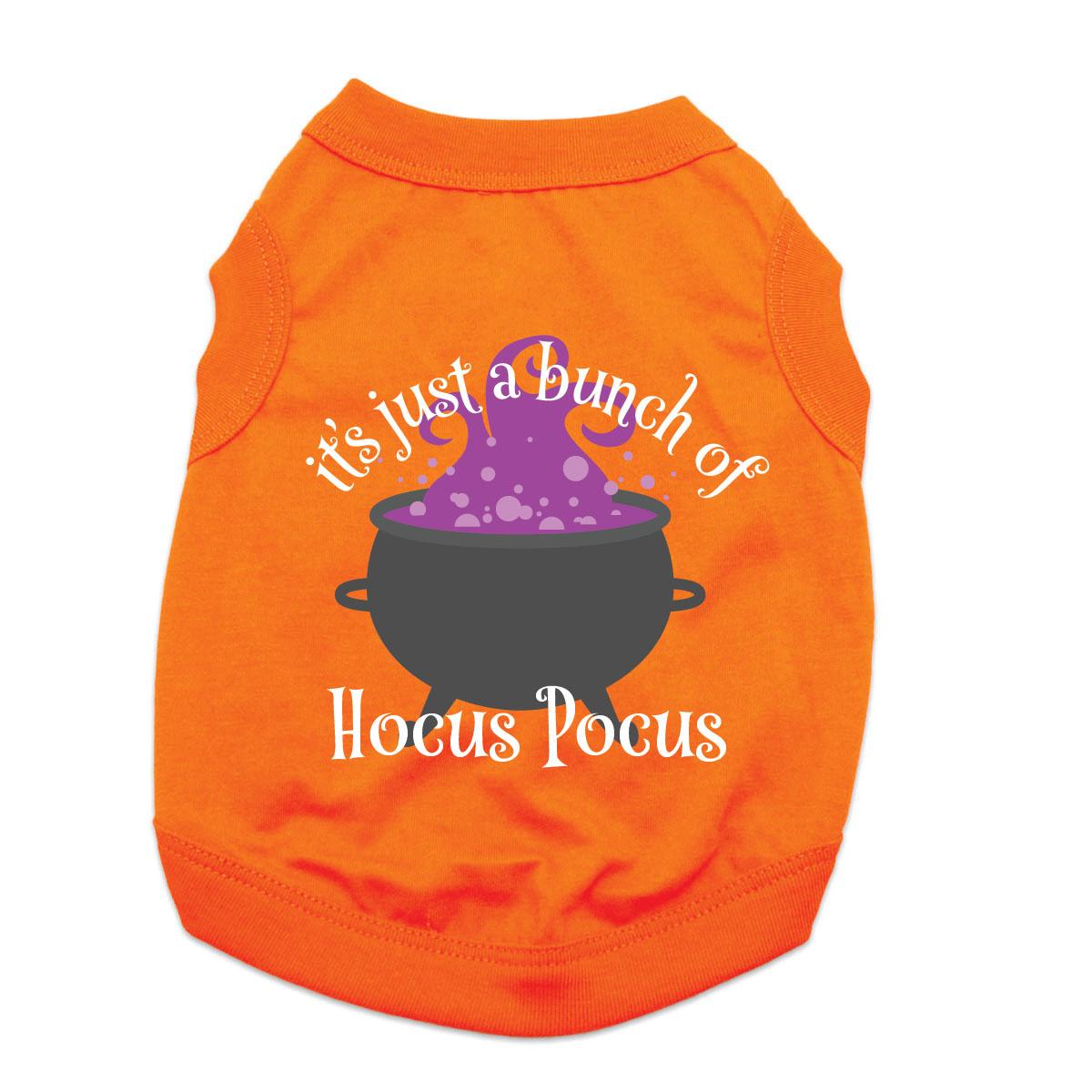 It's Just a Bunch of Hocus Pocus Dog Shirt  - Orange