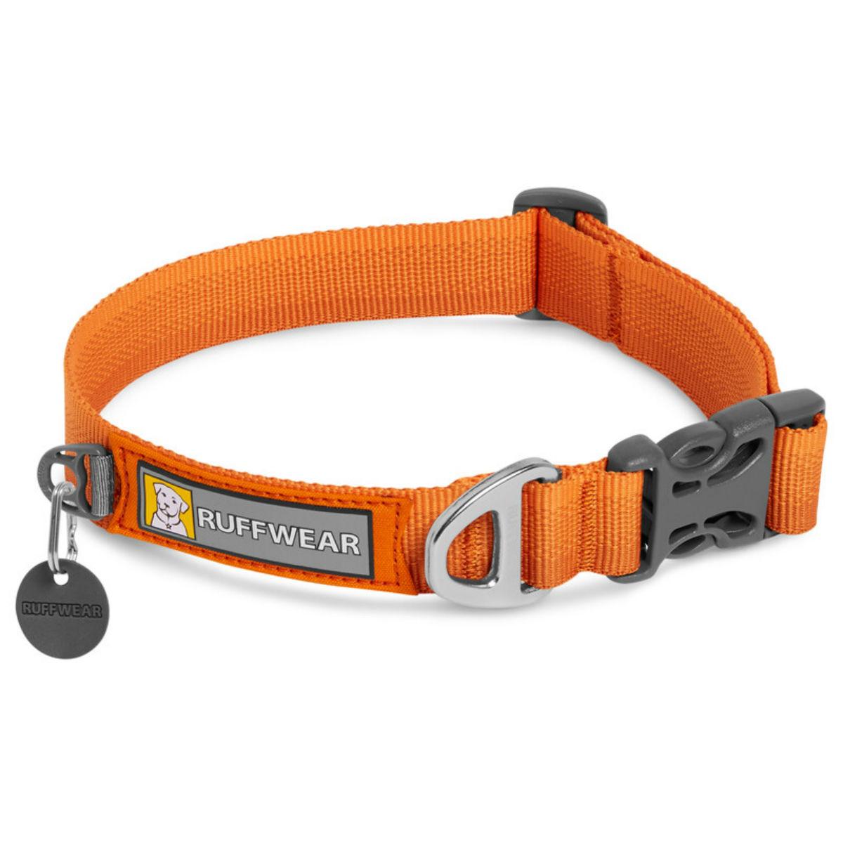 Front Range Dog Collar by RuffWear - Campfire Orange