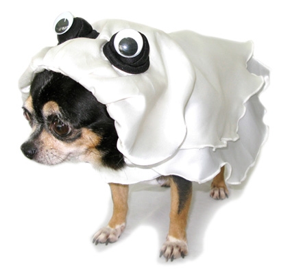 Puppe Love Ghost Dog Costume