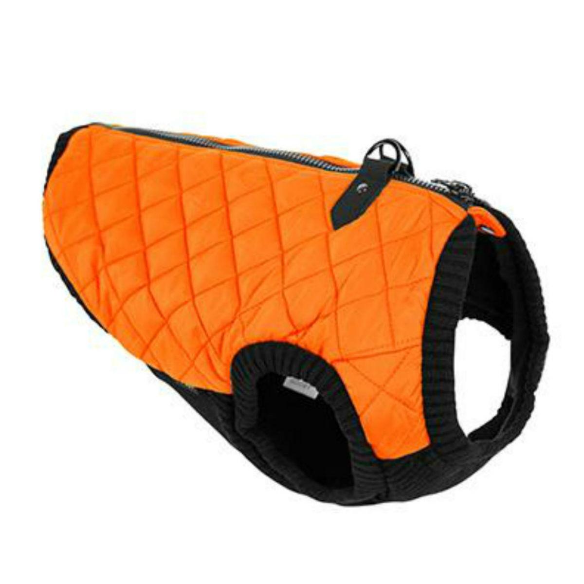 Gooby Fashion Quilted Dog Vest - Orange