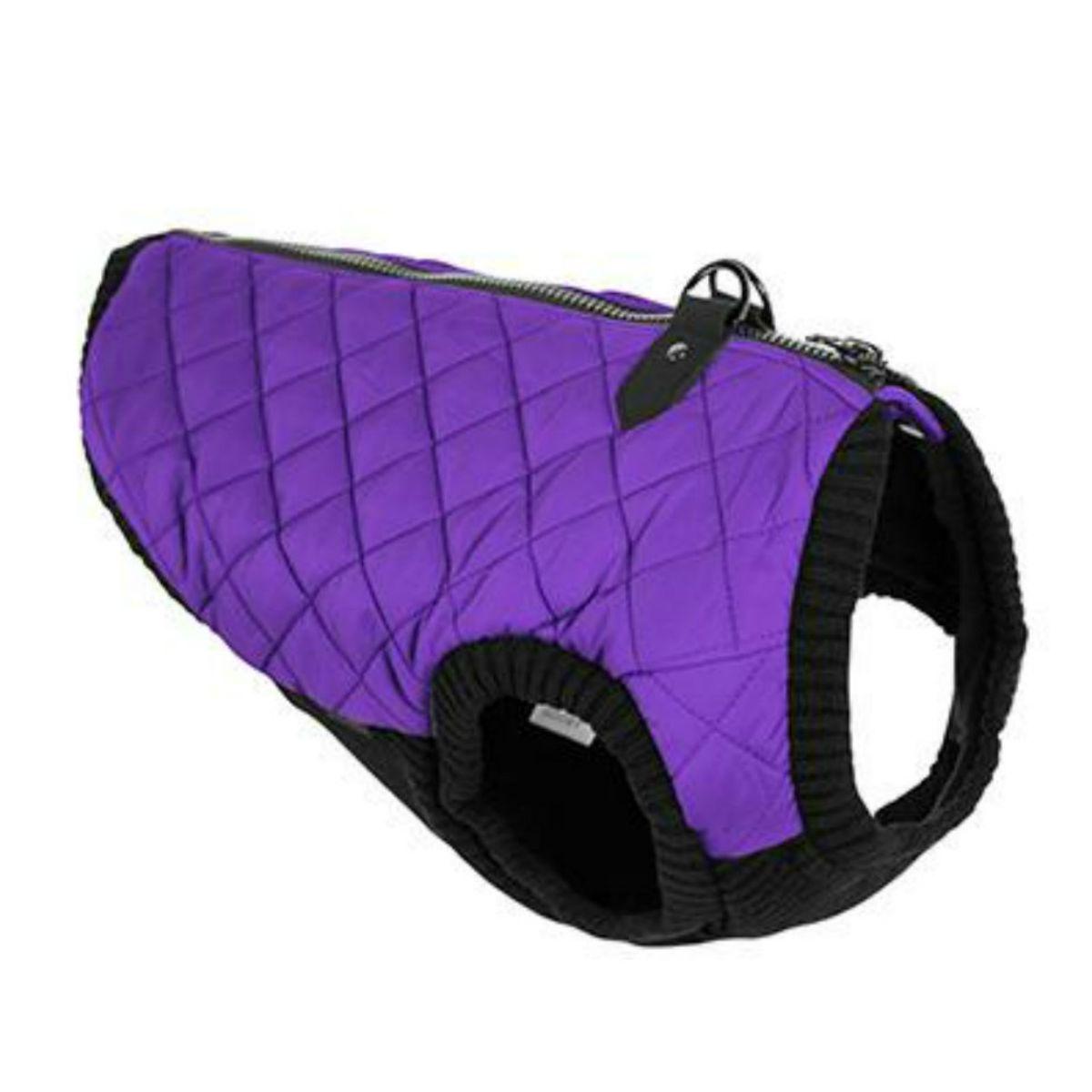 Gooby Fashion Quilted Dog Vest - Violet