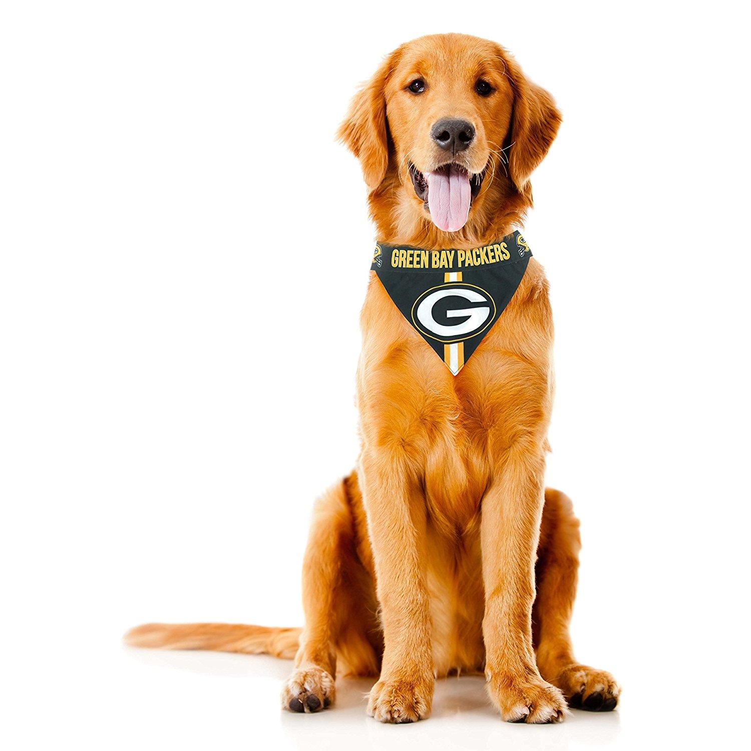 Little Earth Green Bay Packers Tie On Dog Bandana