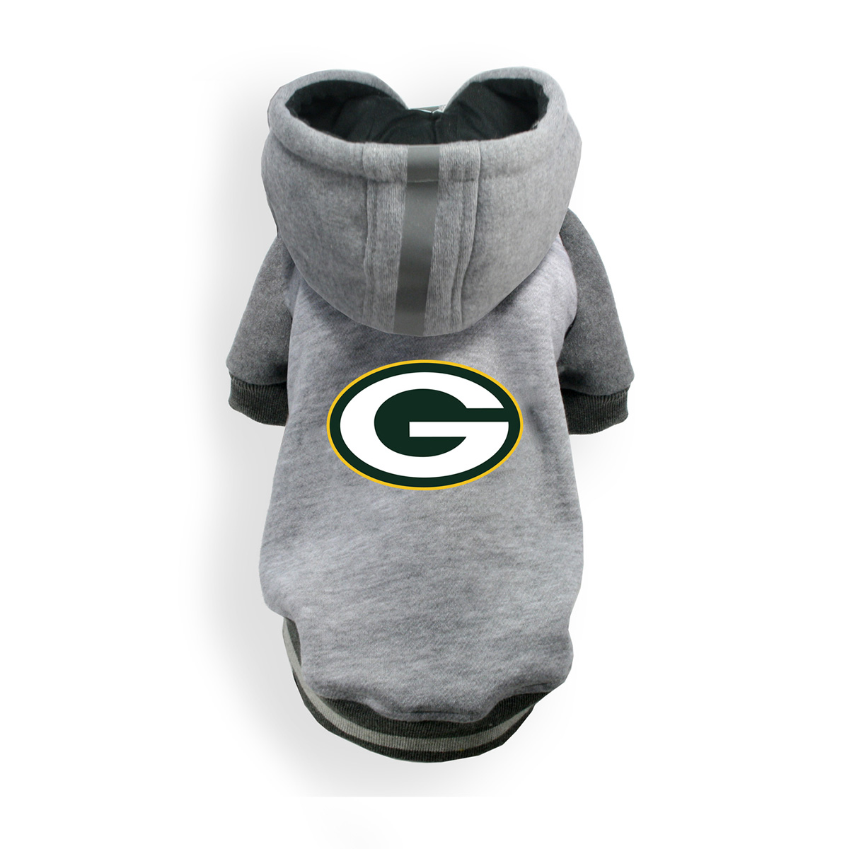 Little Earth Green Bay Packers NFL Dog Hoodie - Gray