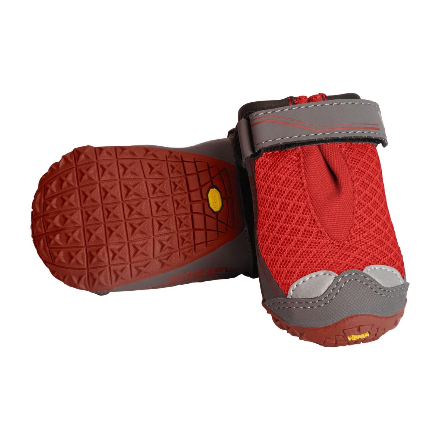 RuffWear Grip Trex Dog Boots - 2 Pack - Red Sumac