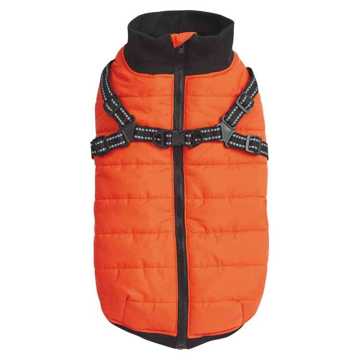 Guardian Gear Polar Excursion Harness Dog Coat - Orange