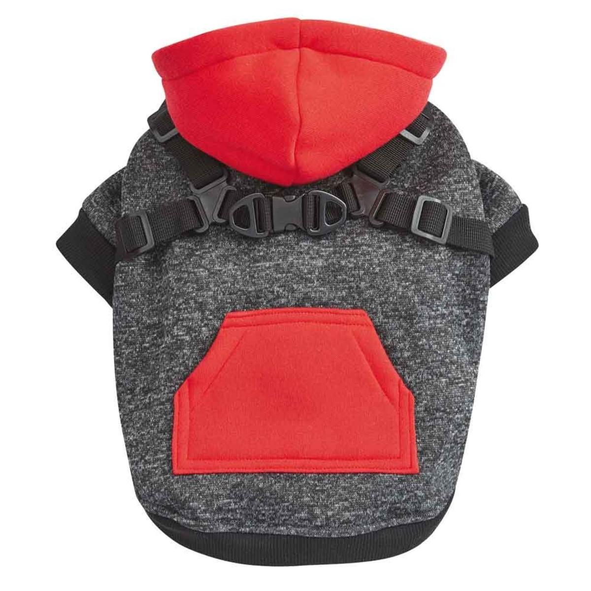 Guardian Gear Winter Harness Dog Hoodie - Red