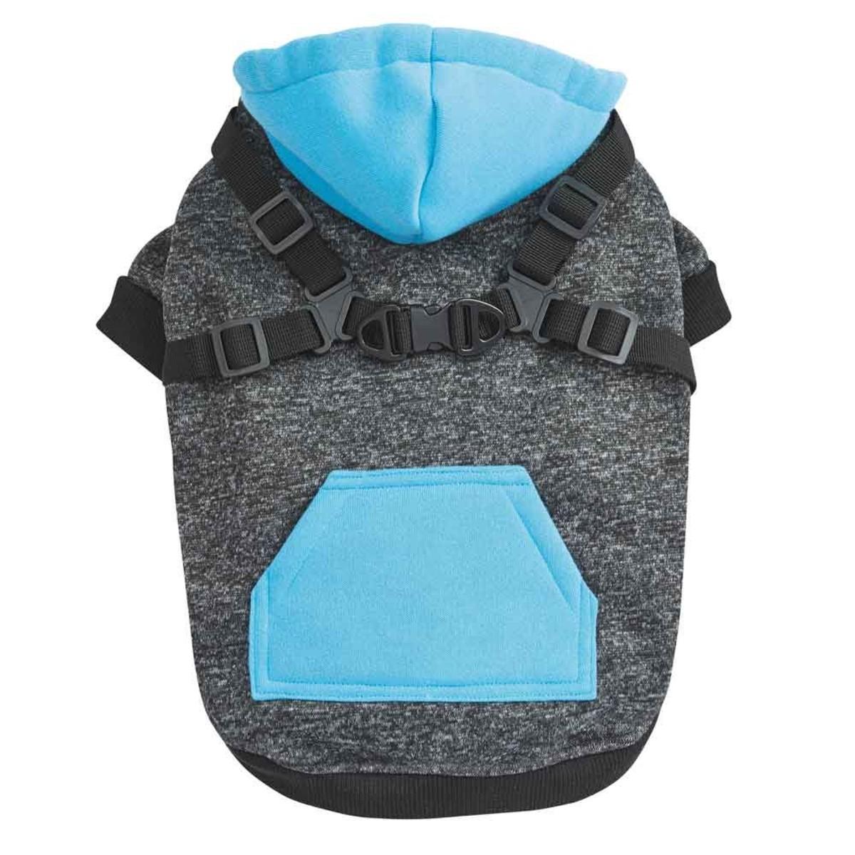 Guardian Gear Winter Harness Dog Hoodie - Blue