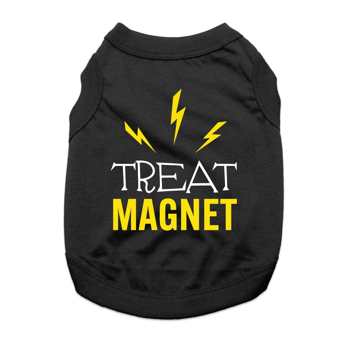 Treat Magnet Dog Shirt - Black