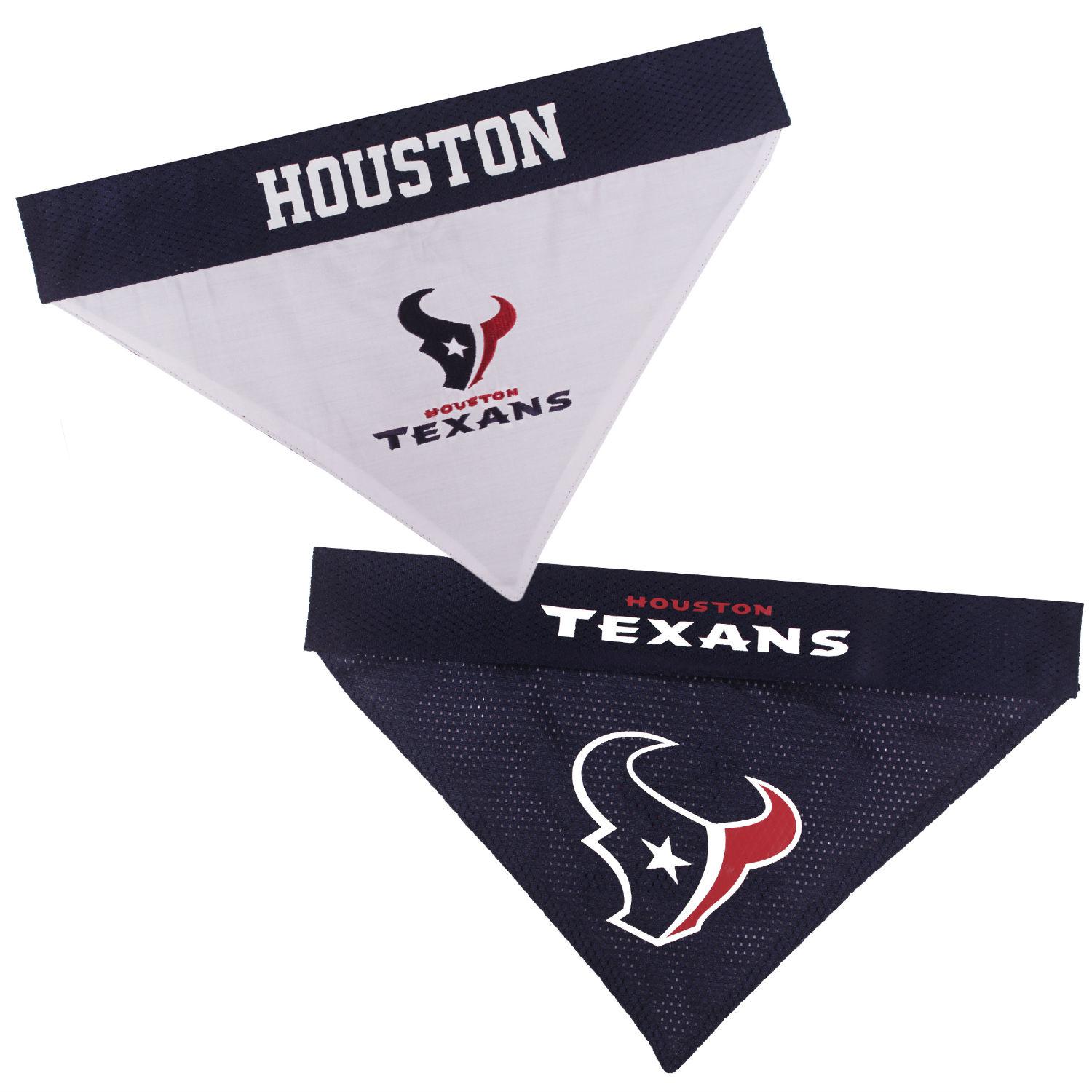 Houston Texans Reversible Dog Bandana Collar Slider