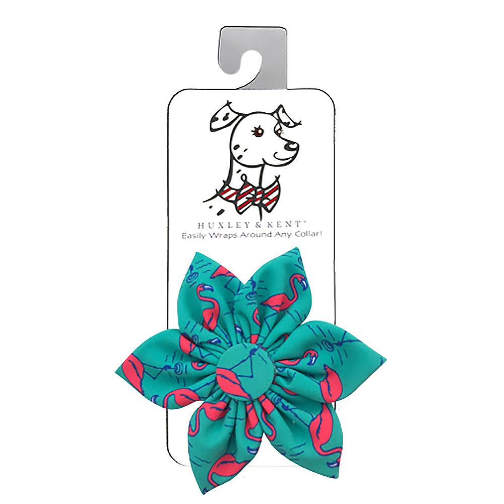 Huxley & Kent Pinwheel Dog and Cat Collar Attachment - Flamingo