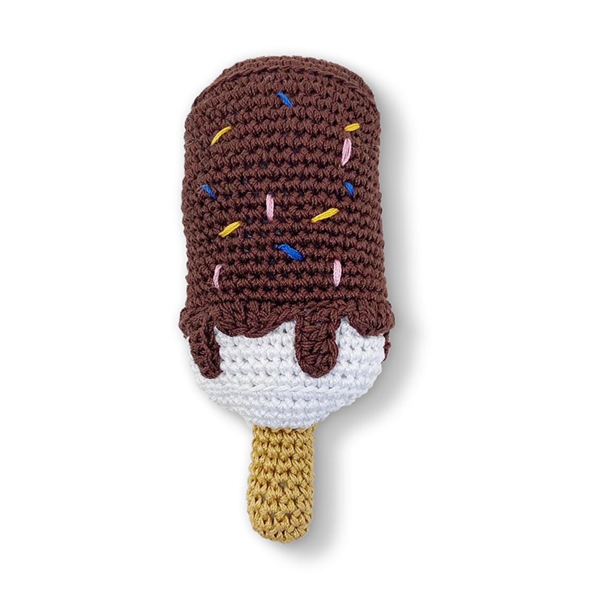 DOGO PAWer Crochet Dog Toy - Chocolate Pop