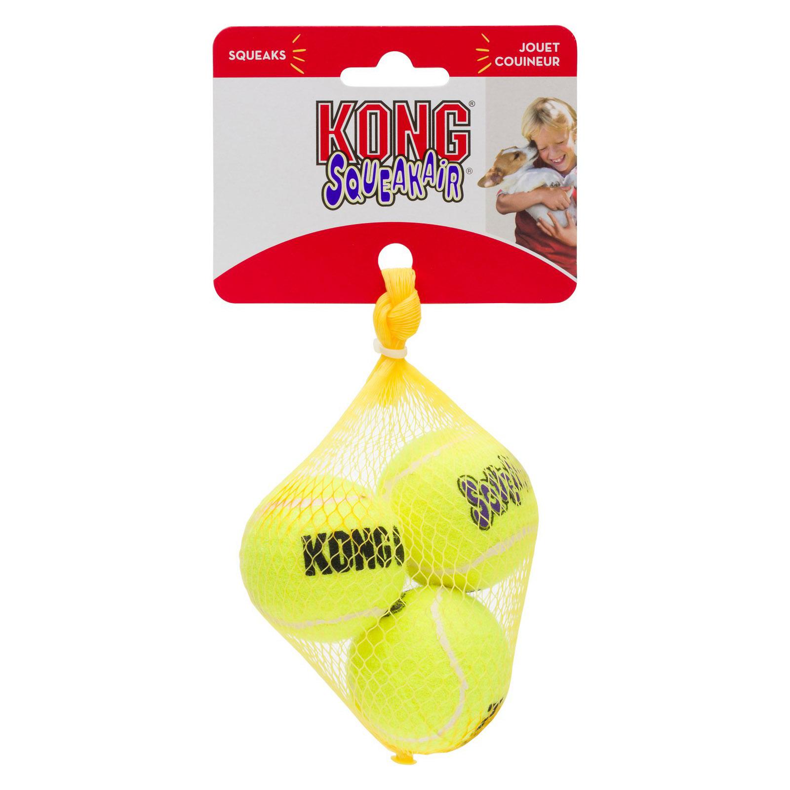 KONG AirDog SqueakAir Dog Toy - Ball 3-Pack