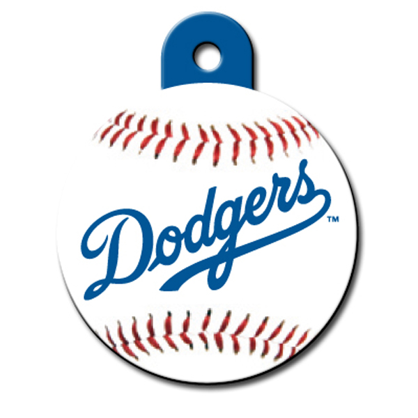 L.A. Dodgers Engravable Pet I.D. Tag