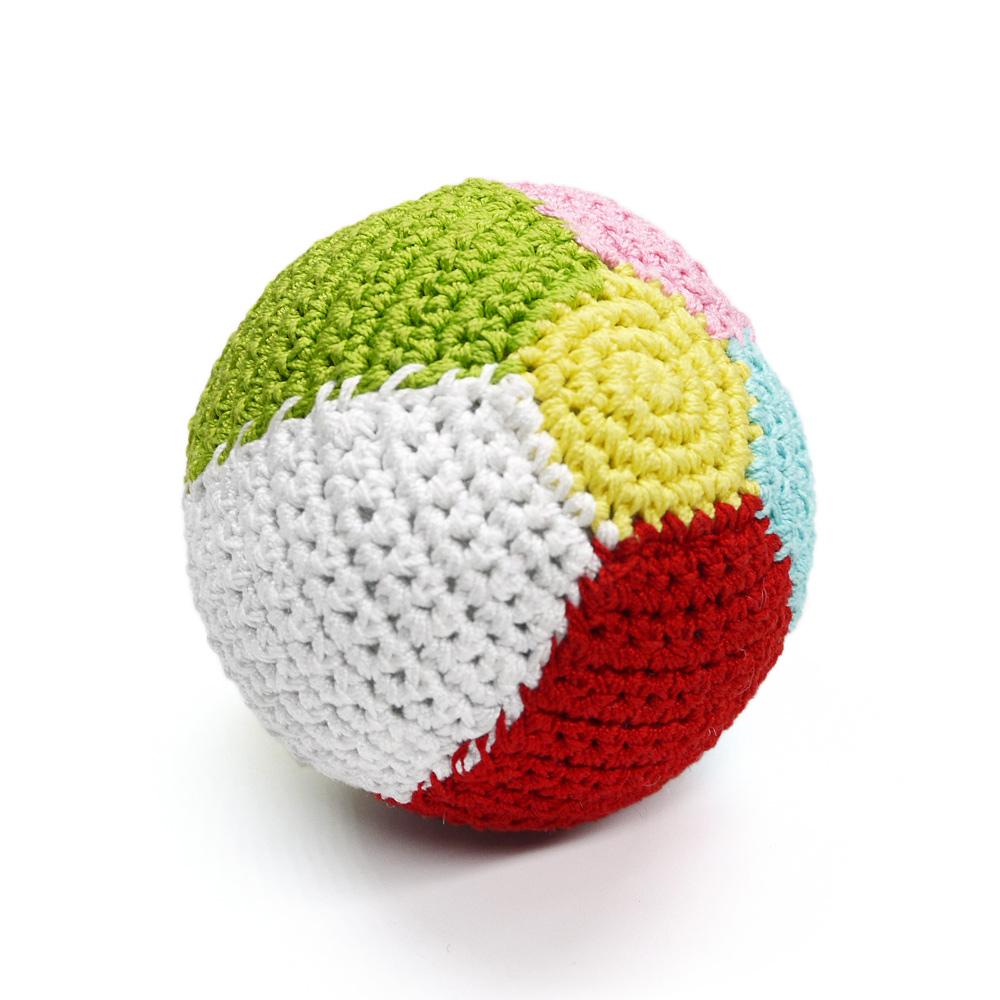 Beach Ball Crochet Dog Toy by Dogo