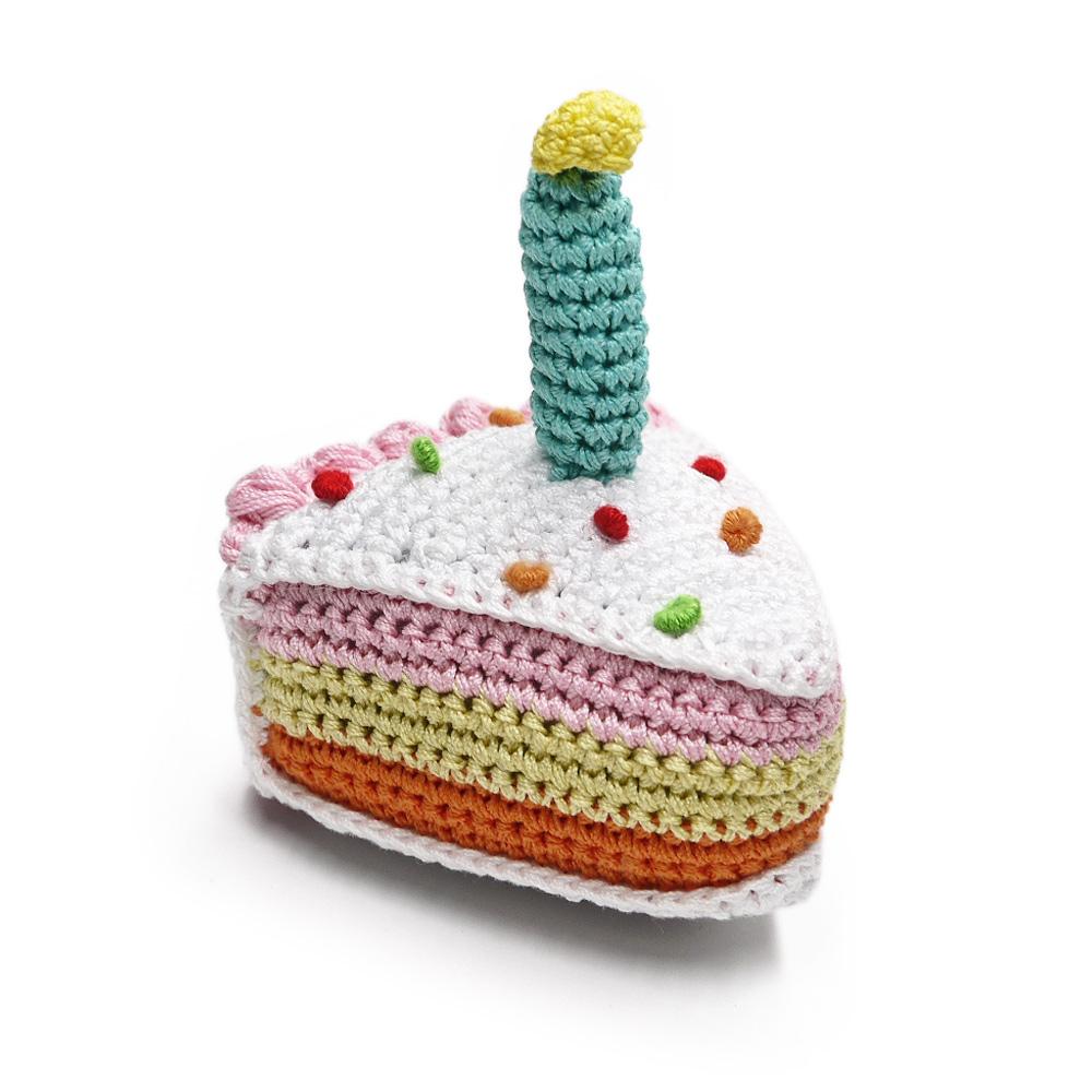 Birthday Cake Crochet Dog Toy by Dogo