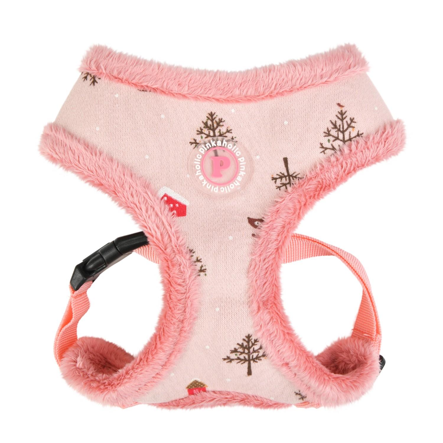 Eira Basic Style Dog Harness by Pinkaholic - Indian Pink