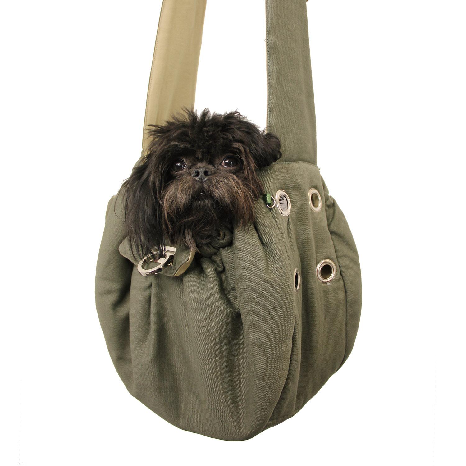 Messenger Bag Dog Carrier by Dogo - Green