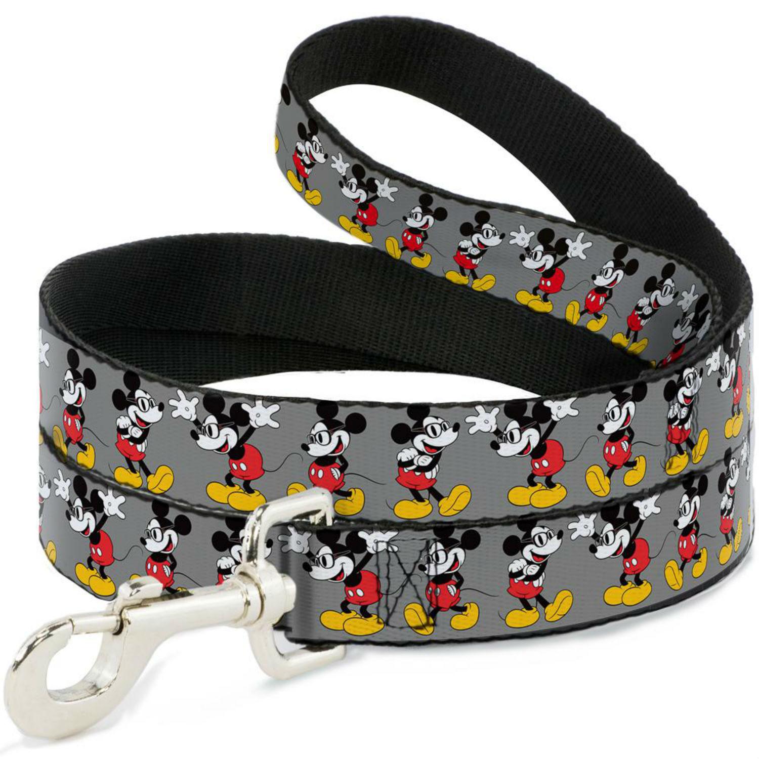Mickey Mouse with Glasses Dog Leash by Buckle-Down