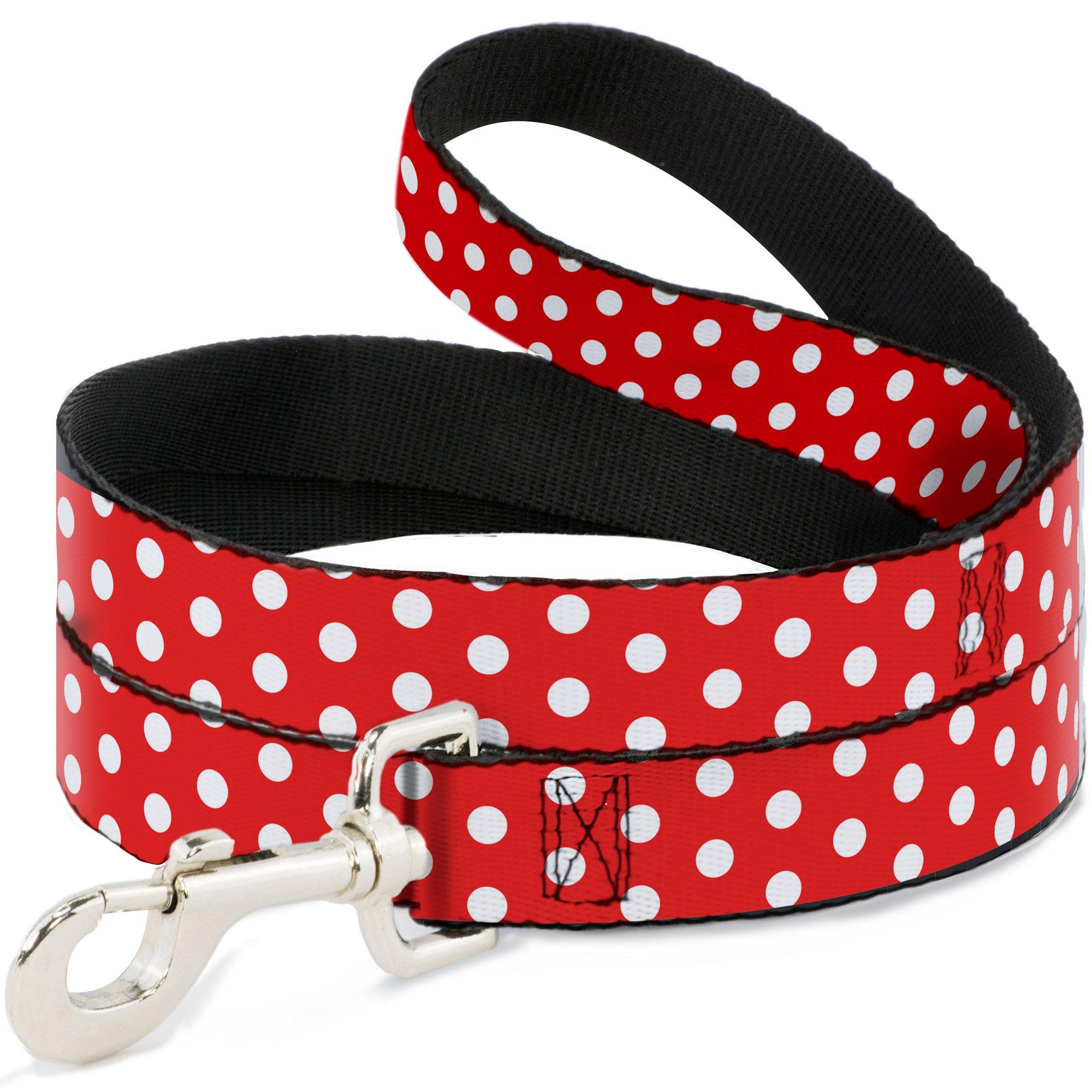 Minnie Mouse Dog Leash by Buckle-Down - Red/White