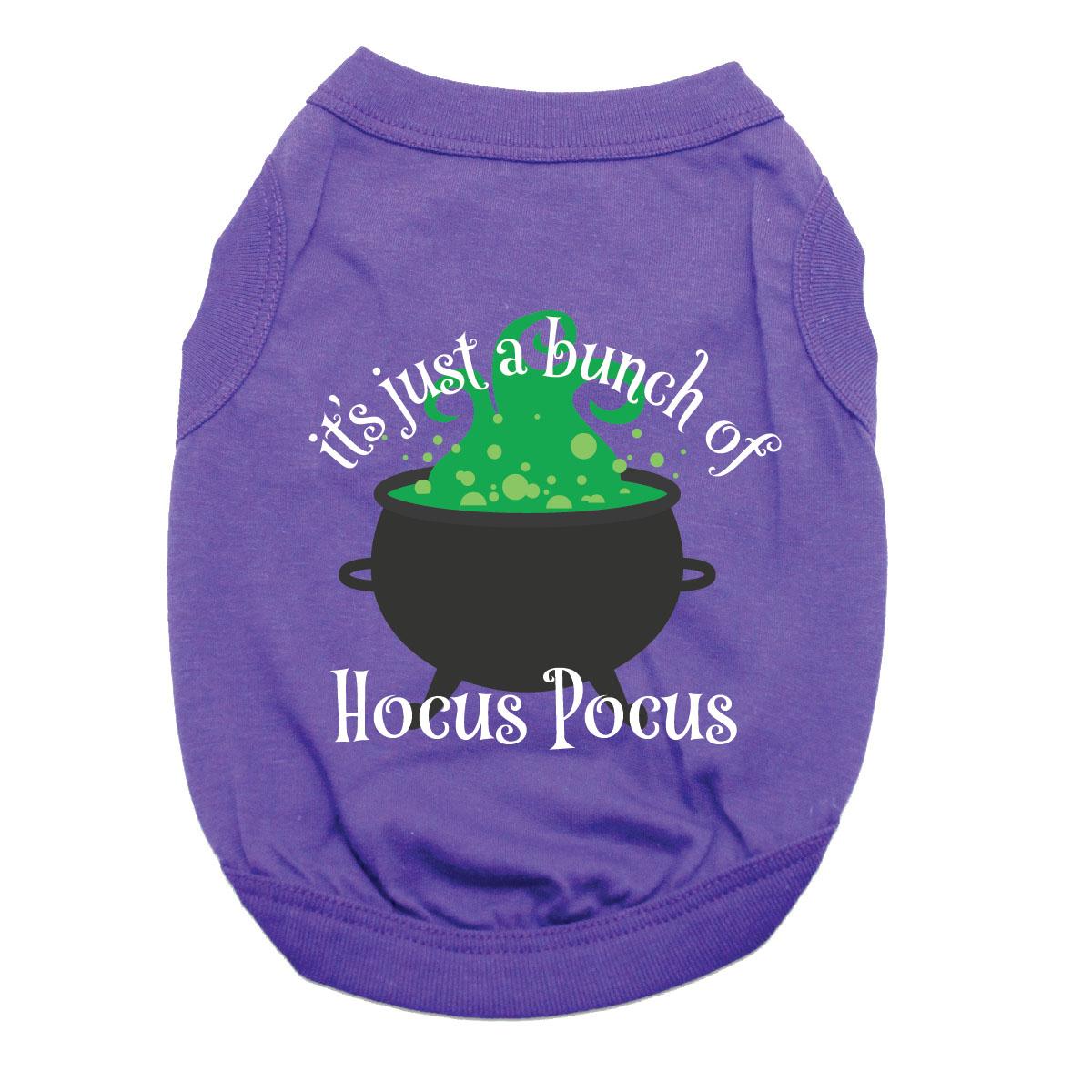 It's Just a Bunch of Hocus Pocus Dog Shirt - Purple