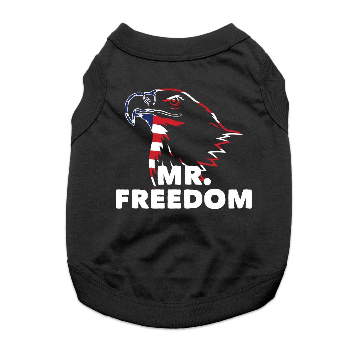 Mr. Freedom Dog Shirt - Black