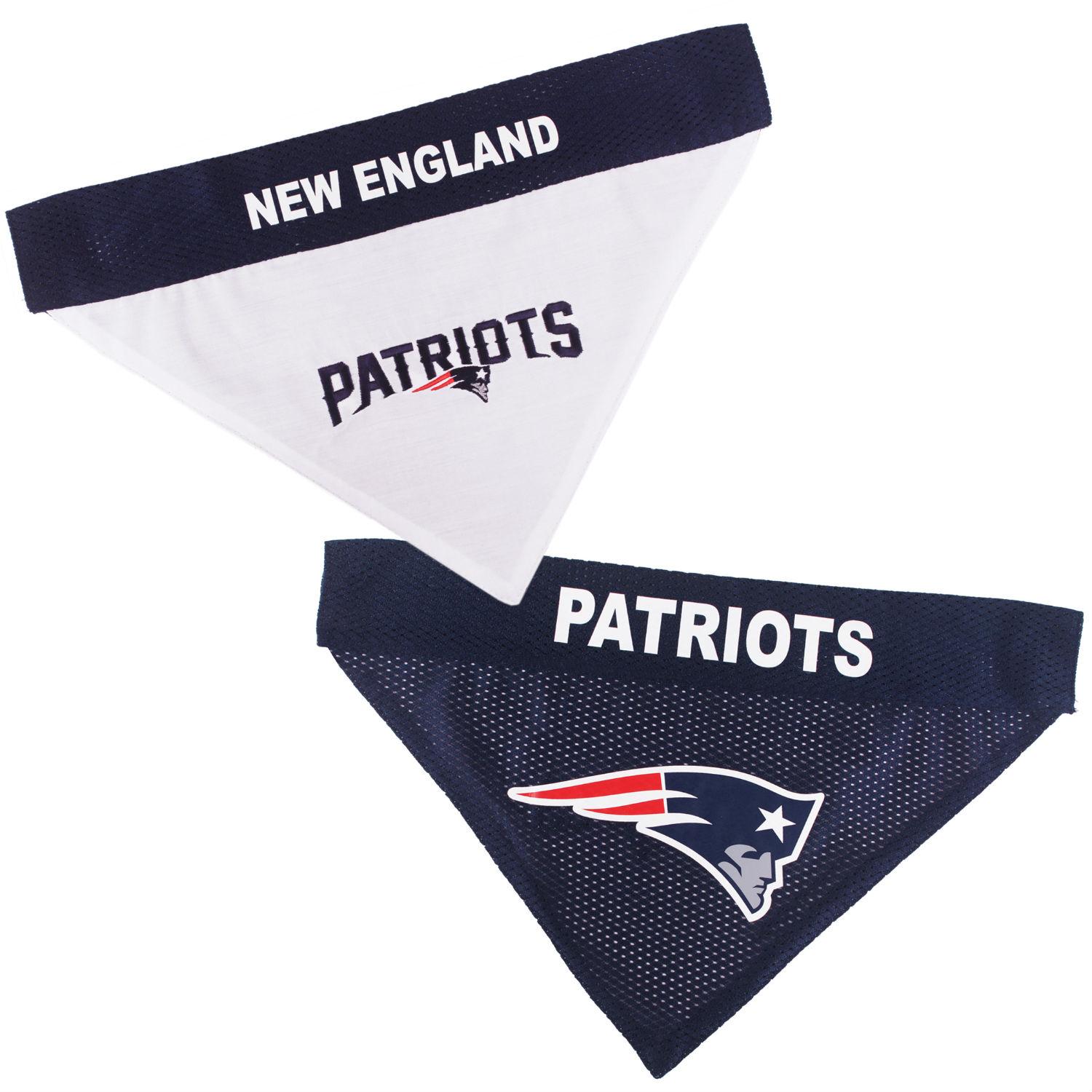 New England Patriots Reversible Dog Bandana Collar Slider