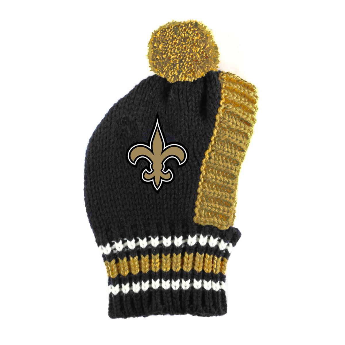 Little Earth New Orleans Saints Knit Dog Hat