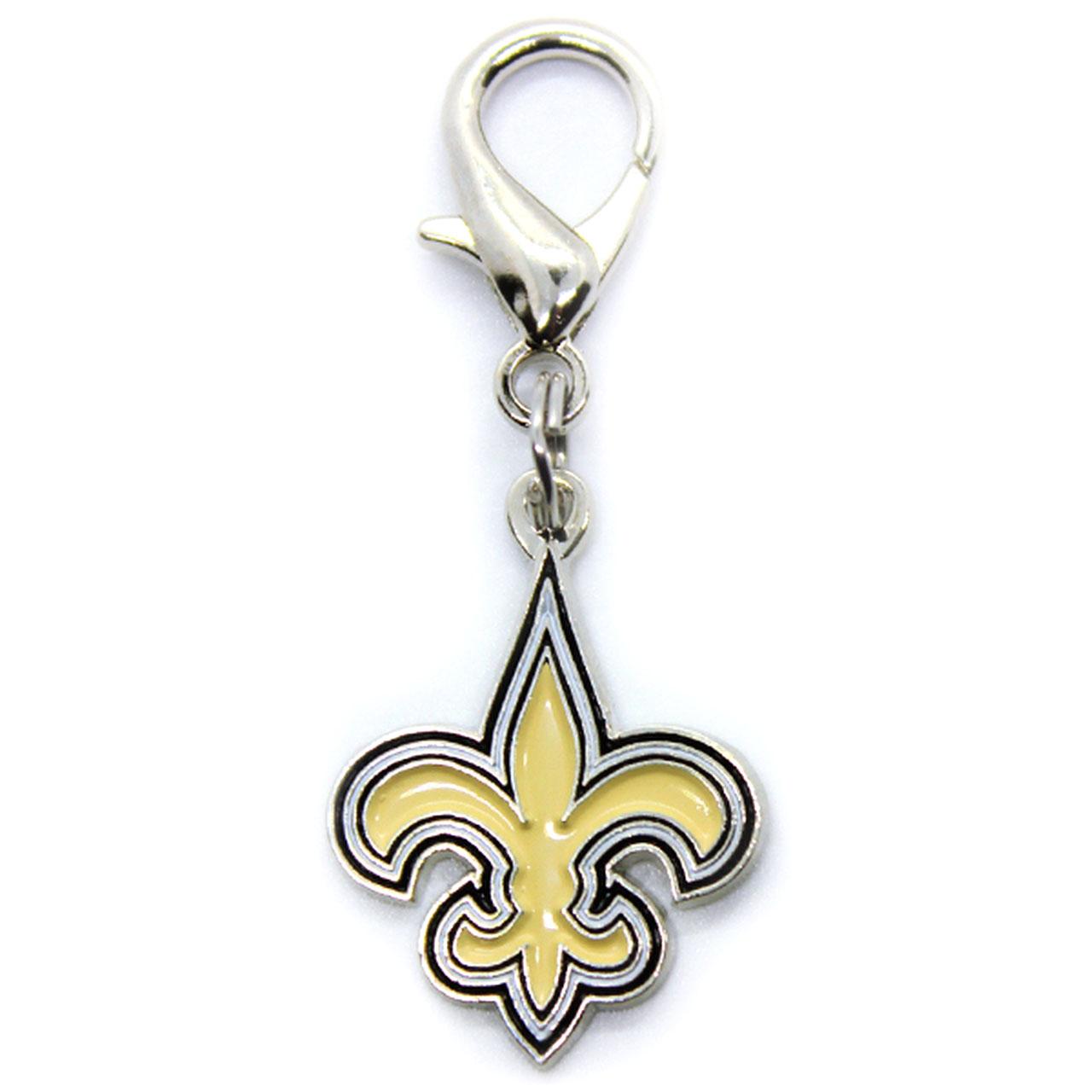 Diva Dog New Orleans Saints Logo Dog Collar Charm