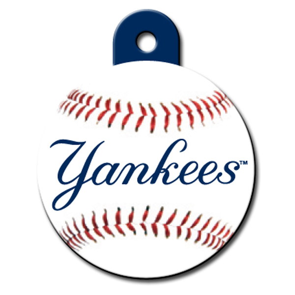 New York Yankees Engravable Pet I.D. Tag - Circle