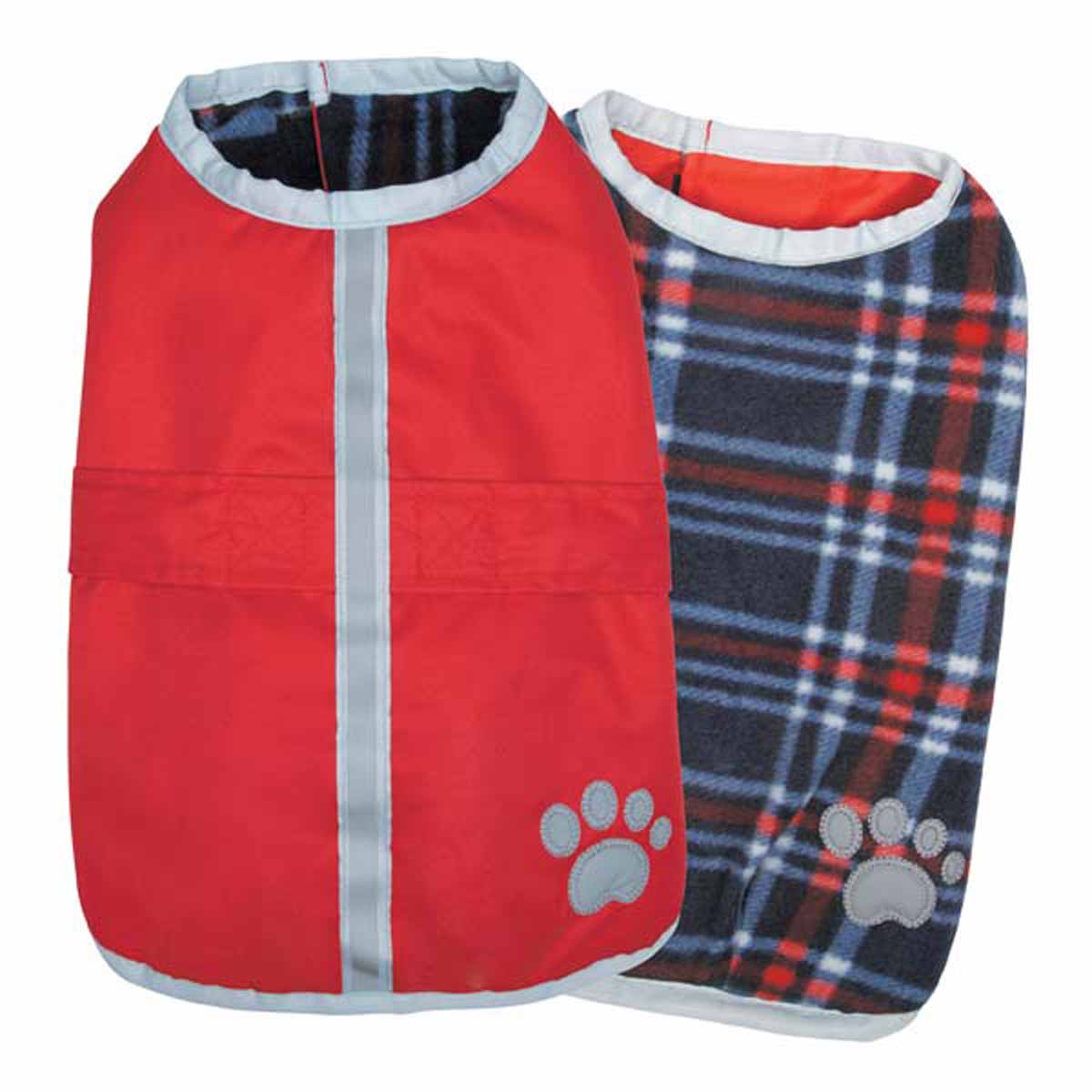 Zack & Zoey Nor'easter Dog Blanket Coat - Red