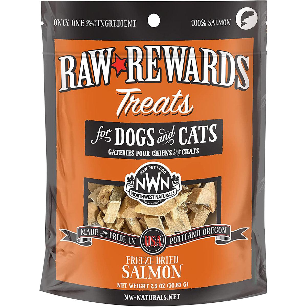 Northwest Naturals Raw Rewards Freeze-Dried Salmon Dog & Cat Treats