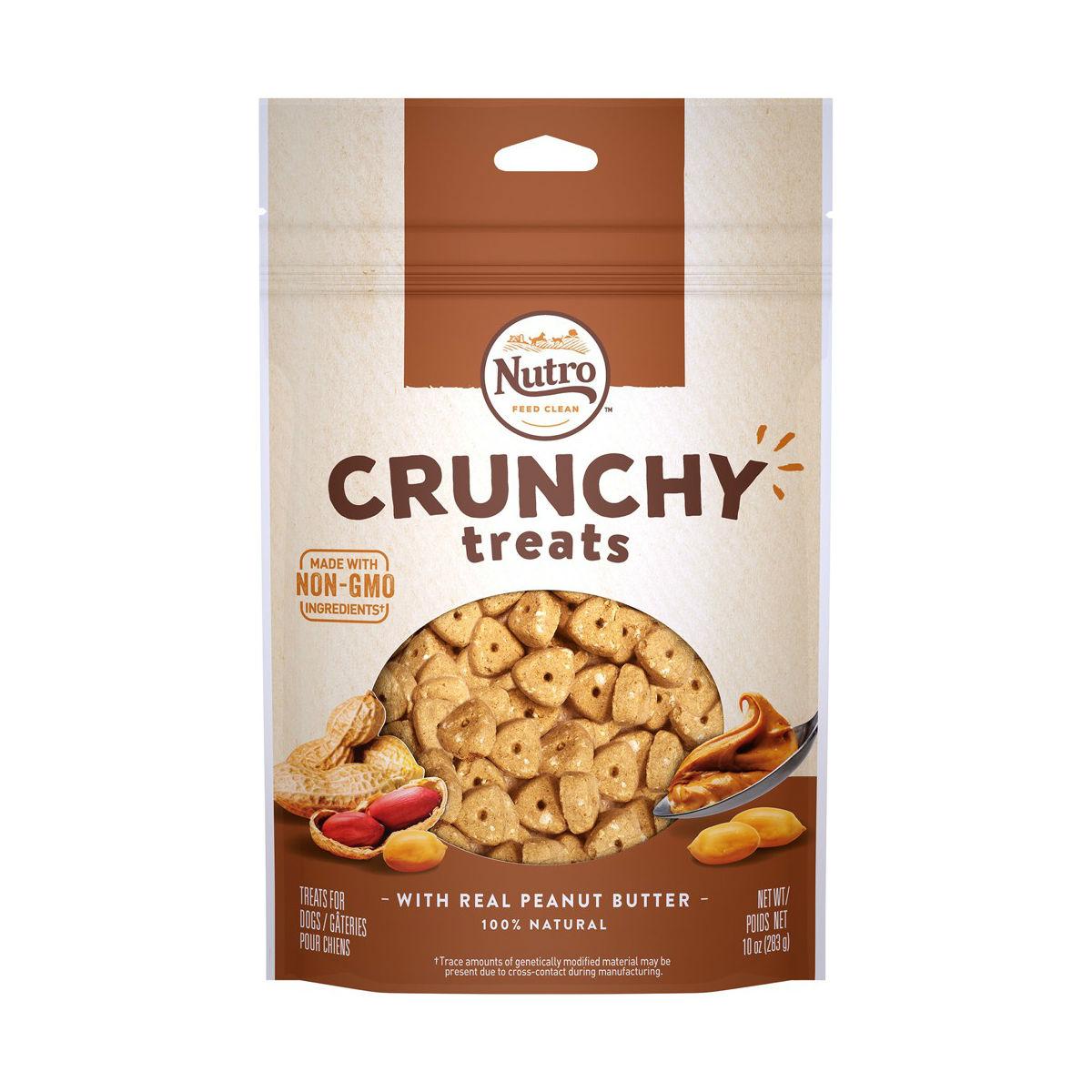 Nutro Crunchy Dog Treats - Real Peanut Butter