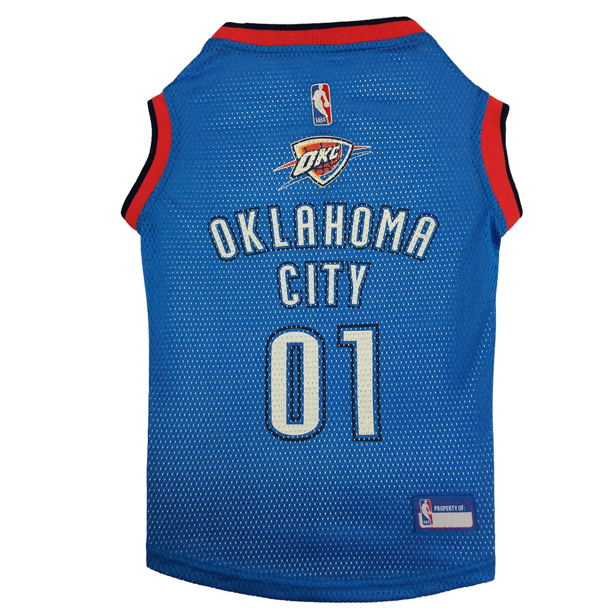 Oklahoma City Thunder Dog Jersey - Blue