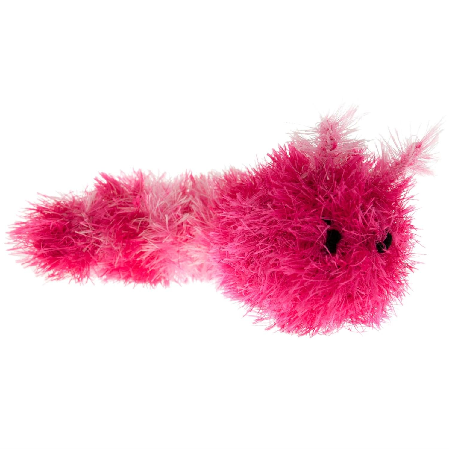 OoMaLoo Handmade Caterpillar Dog Toy - Pink