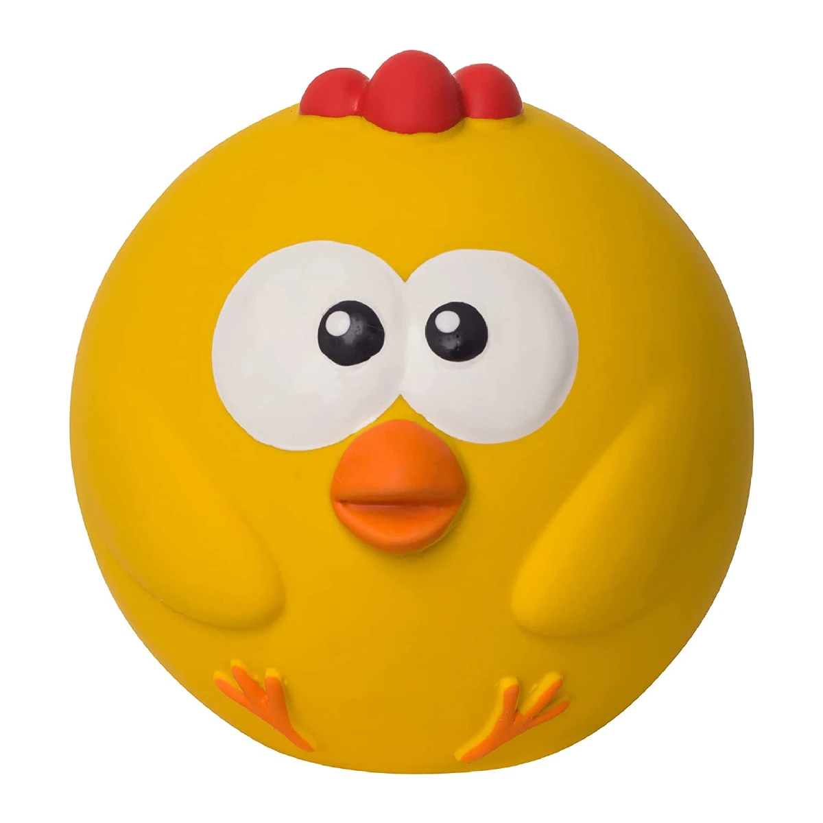 Outward Hound Sillyz Squeaky Latex Ball Dog Toy - Chick