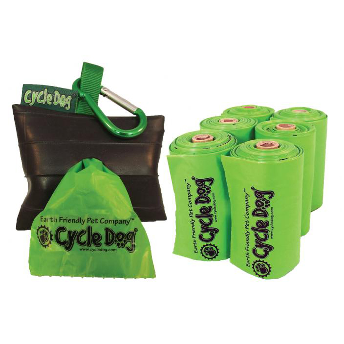 Cycle Dog Park Pouch Pick-up Bag Combo - Black