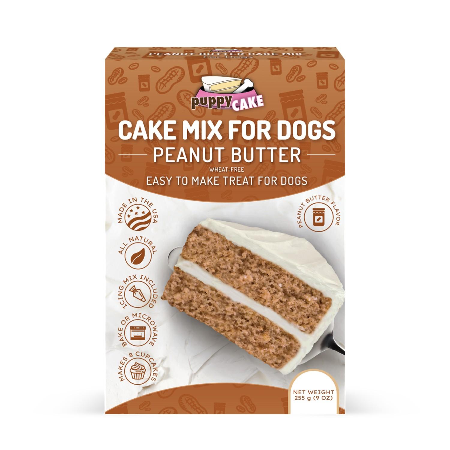 Puppy Cake Mix Dog Treat - Peanut Butter