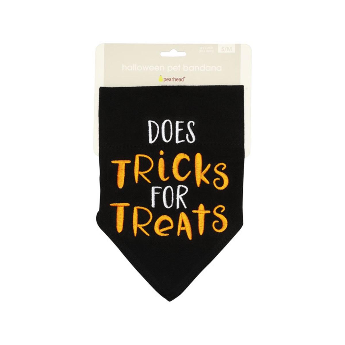 Pearhead Halloween Dog Bandana - Tricks