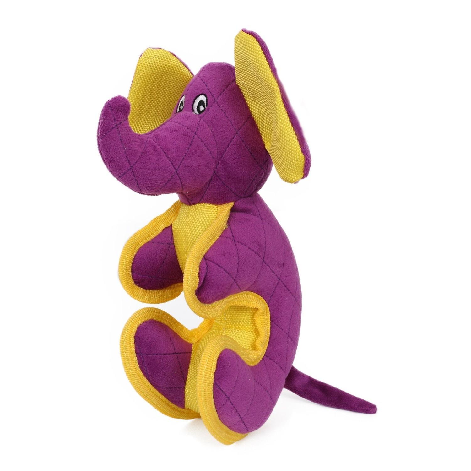 Pet Life Dino-Funimal Plush Dog Toy - Purple