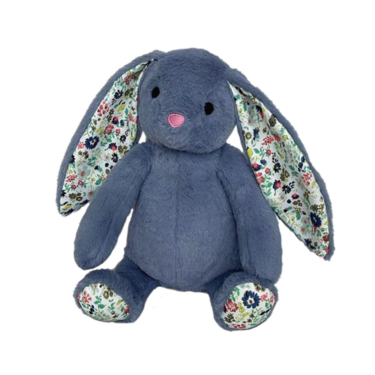 PetLou Spring Floral Rabbit Dog Toy - Blue