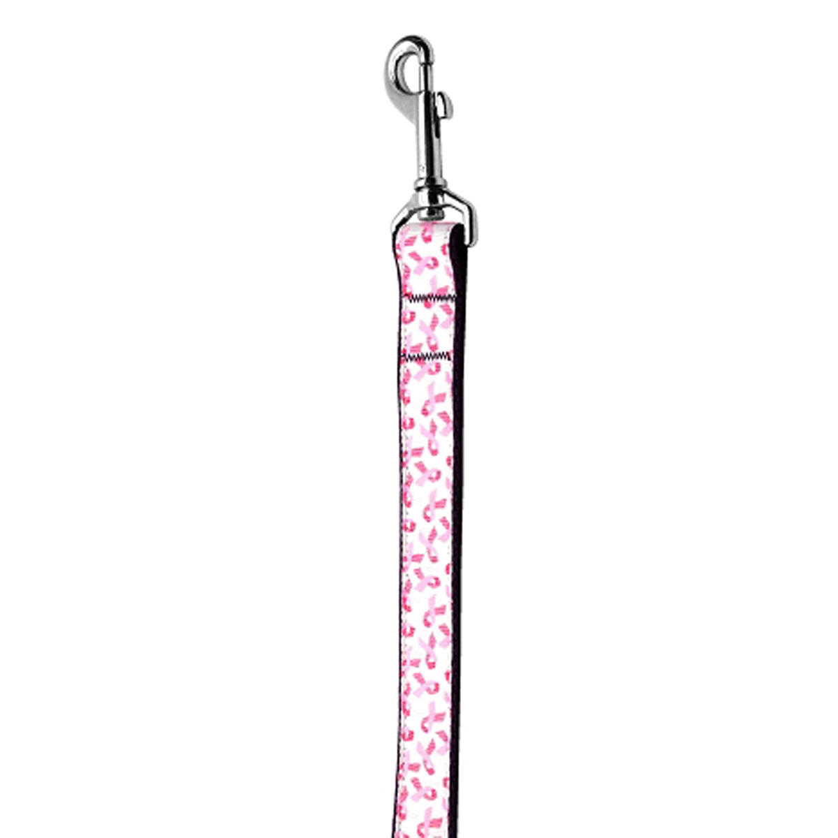 Pink Ribbon Nylon Dog Leash by Mirage