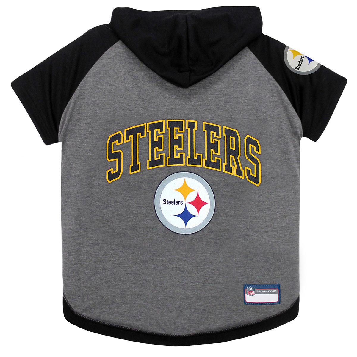 Pittsburgh Steelers Hooded Dog T-Shirt