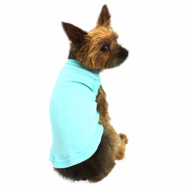 Plain Dog and Cat Shirt - Aqua