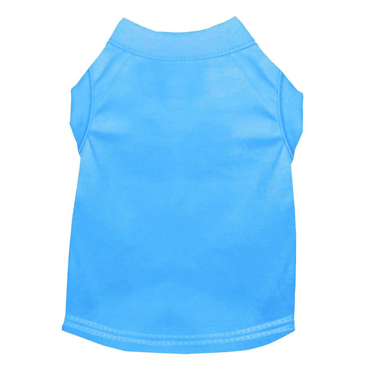 Plain Dog and Cat Shirt - Bermuda Blue