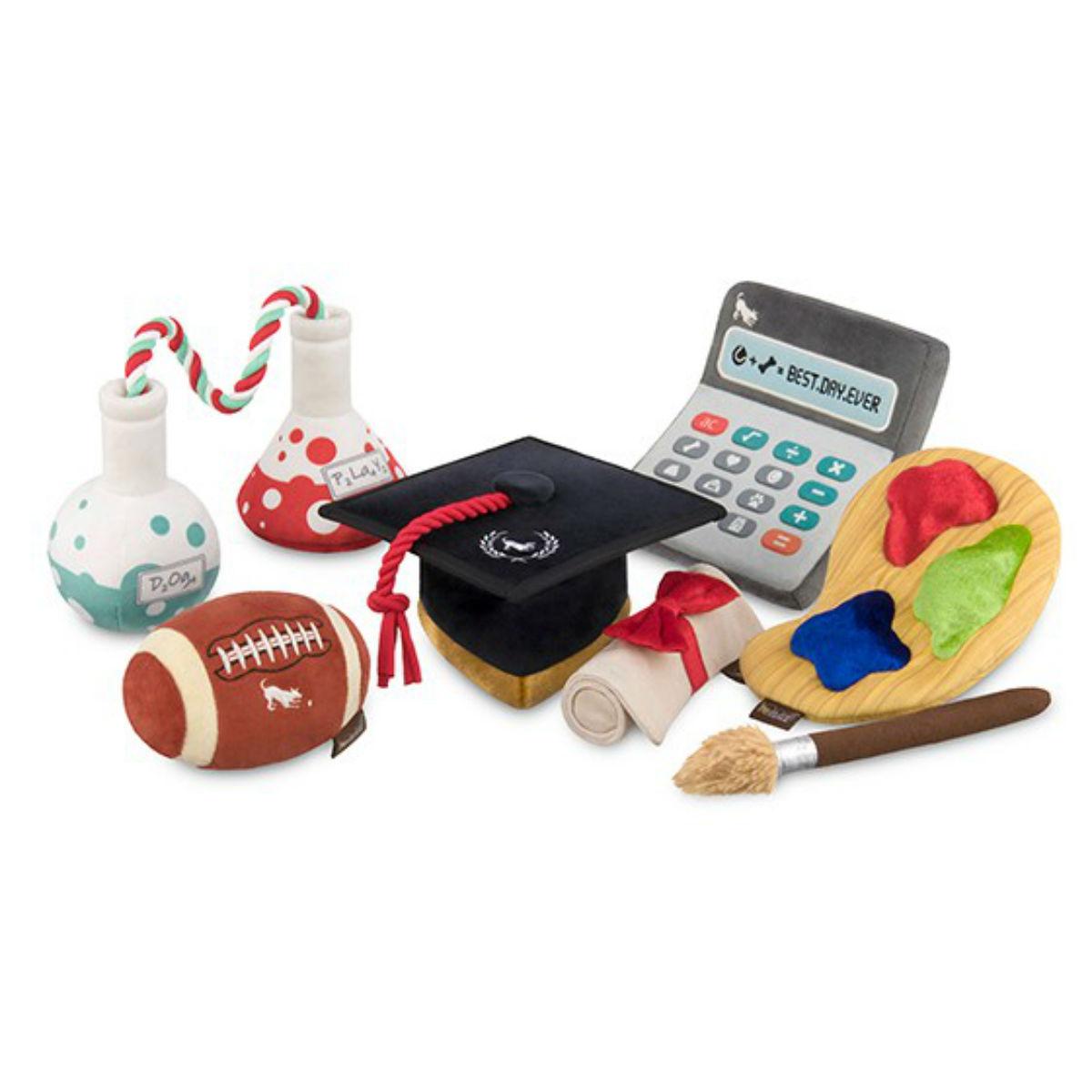 P.L.A.Y. Back to School Dog Toy Collection - 5 Piece Set