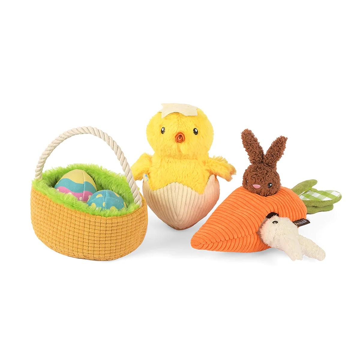 P.L.A.Y. Easter Hippity Hoppity Dog Toy Collection - 3 Piece Set