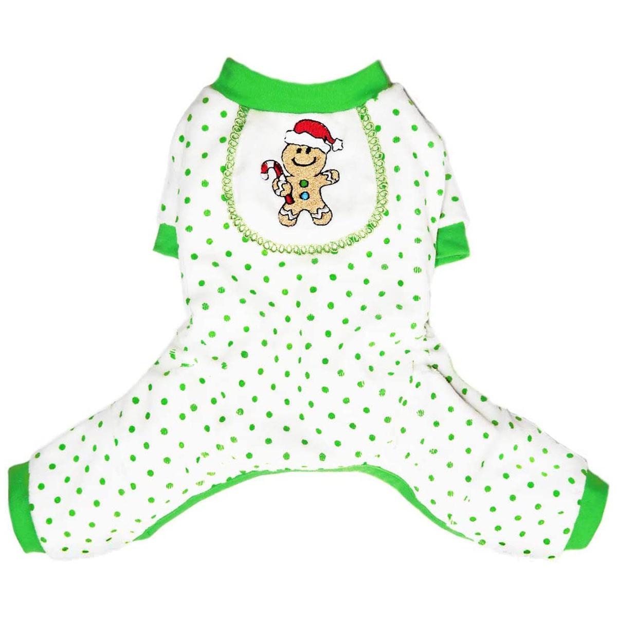 Pooch Outfitters Gingerbaby Dog Pajamas - Green