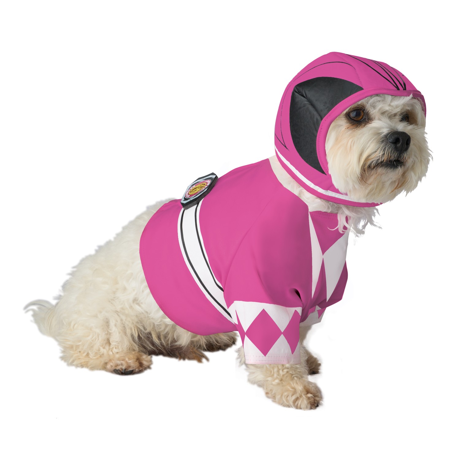 Power Ranger Dog Costume - Pink