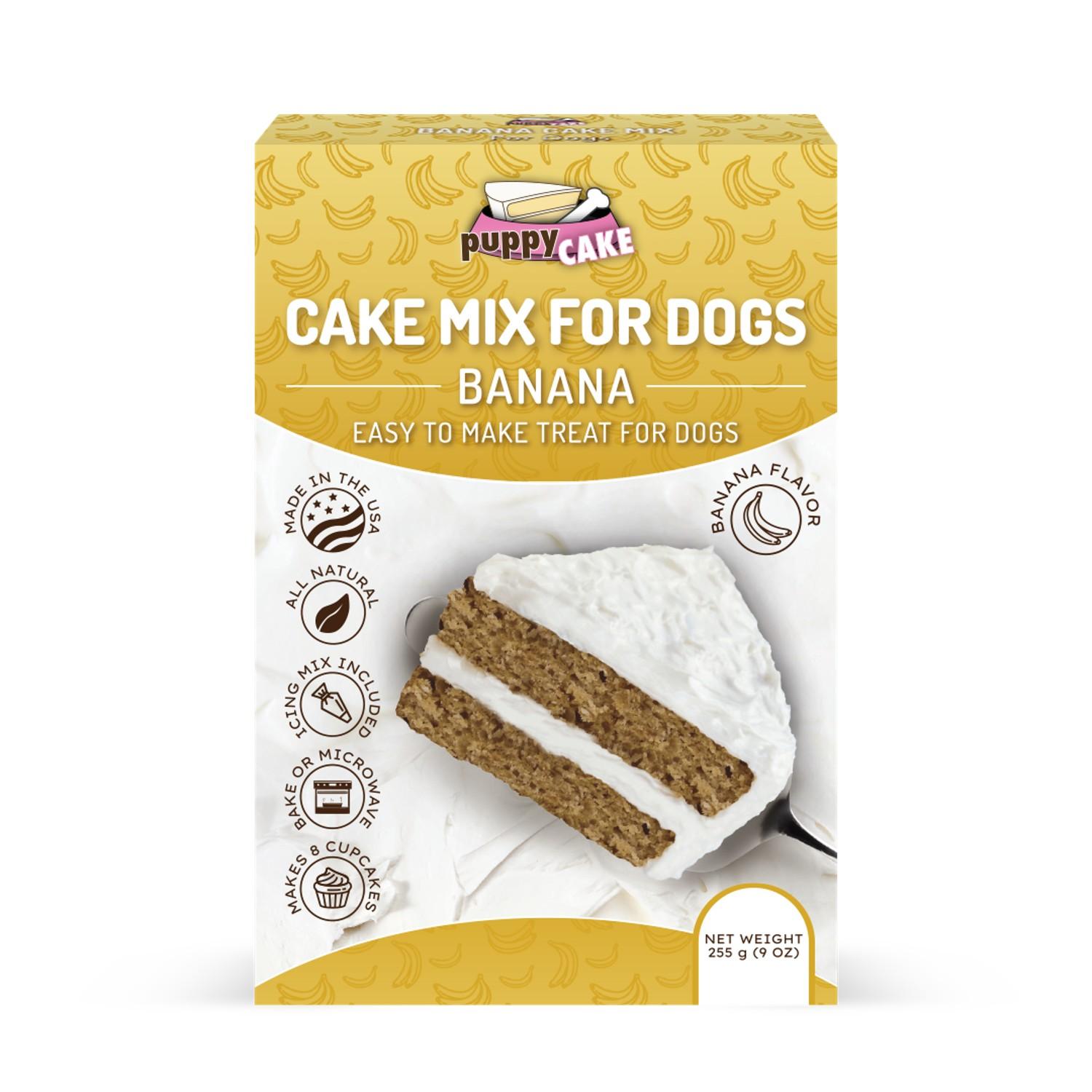 Puppy Cake Mix Dog Treat - Banana