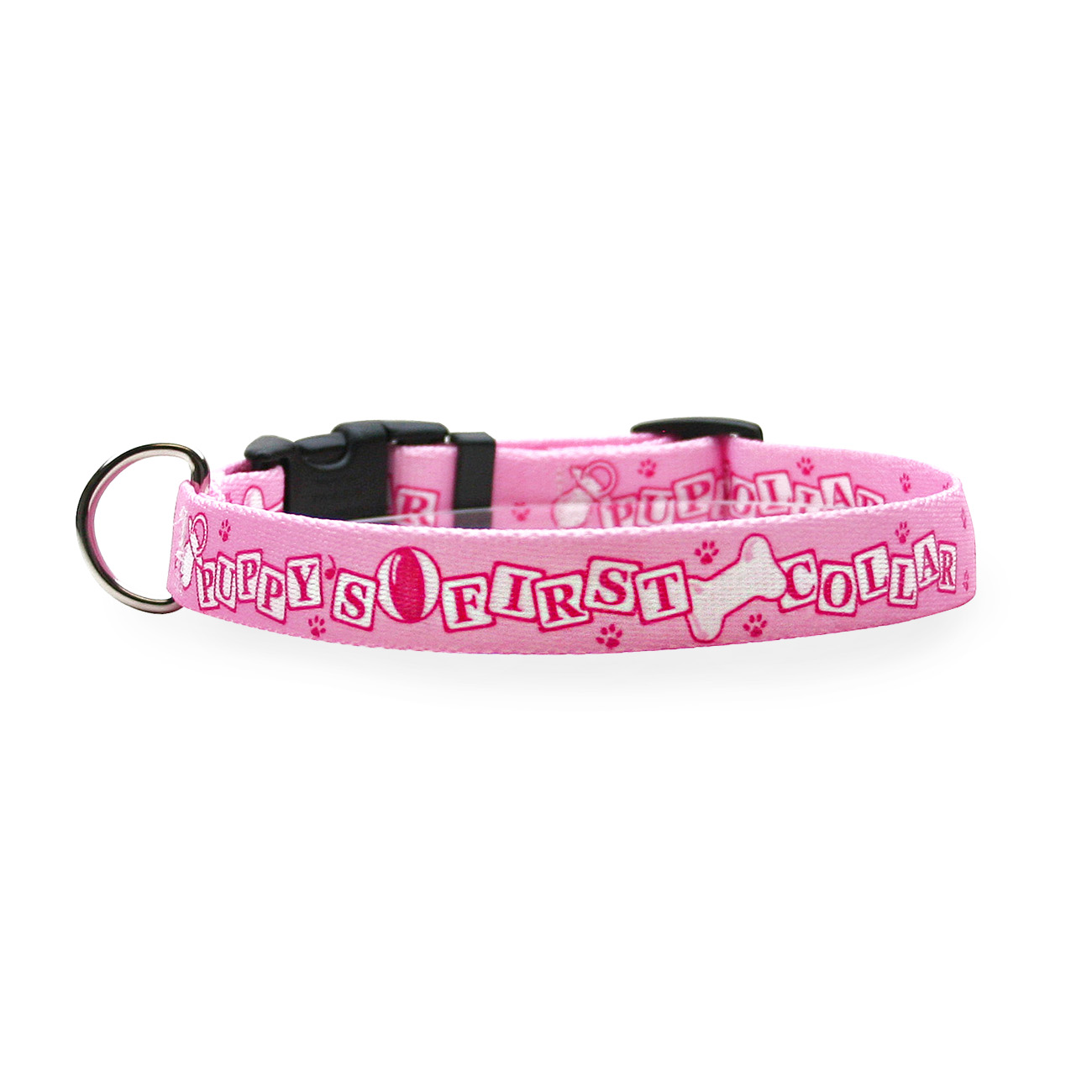 Puppy's First Dog Collar by Yellow Dog - Pink